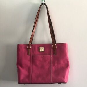 Dooney & Bourke handbag pebble grain Lexington tote pink